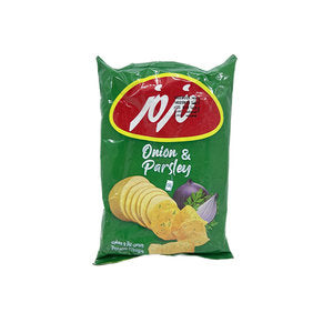 رقائق بطاطس بنكهة الكريمة الحامضة والبصل مع البقدونس 22 جرام رقائق بطاطس بنكهة الكريمة الحامضة والبصل مع البقدونس 22 جرام